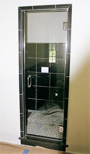 frameless steam door