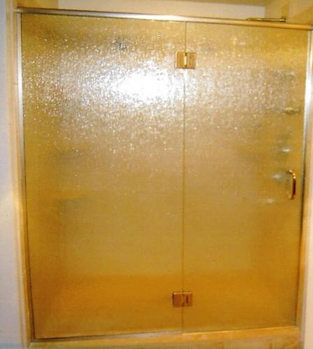 Rain glass door and panel with header